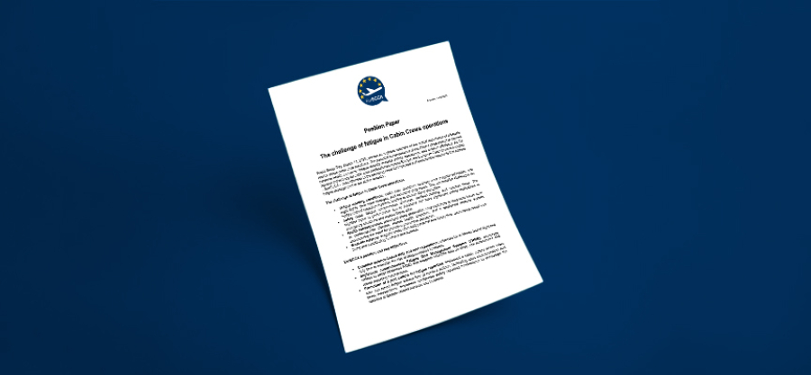 EURECCA POSITION PAPER THE CHALLENGE OF FATIGUE IN CABIN CREWS OPERATIONS